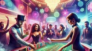 Meja Blackjack Live SA Gaming di ligaonline888